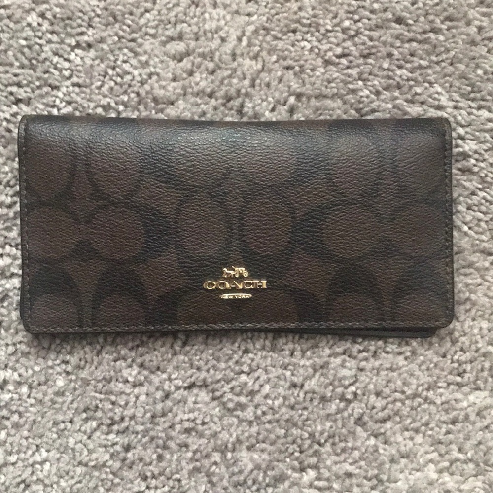 Coach checkbook/wallet